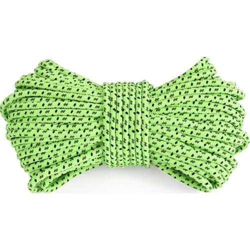 10m/roll Multifunctional Reflective Umbrella Tent Rope Outdoor Camping Hiking Paratrooper Rescue Climbing Awning Wind Ropes