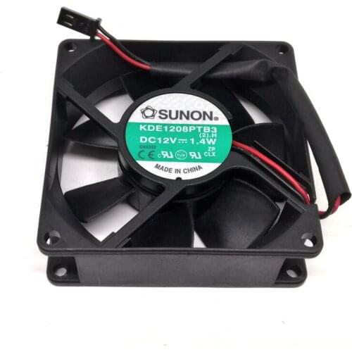 Sunon 8cm 8025 12V Double Ball Mute Fan KDE1208PTB3 Computer Cabinet Power cooling Fan