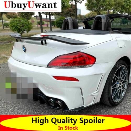 UBUYUWANT Z4 E89 Carbon Fiber/ABS Glossy Black Auto Car Rear Trunk Spoiler Wing For BMW Z4 E89 2009-2016 TOMMYKAIRA ROWEN Style