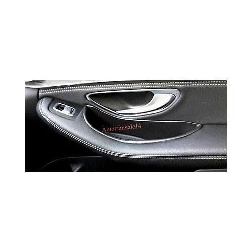 ABS Interior Rear Door Armrest Storage Box for Mercedes-Benz GLC 2015-2016 X205