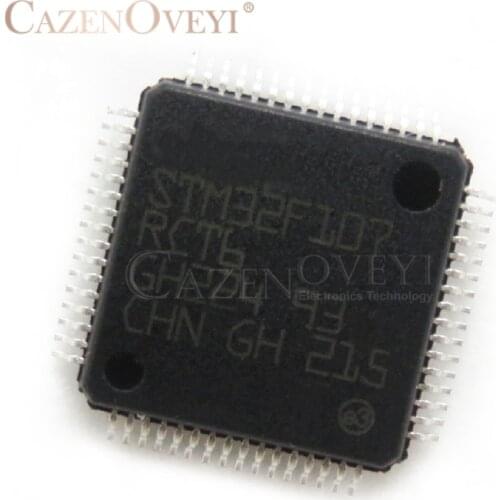 1pcs/lot STM32F107RCT6 STM32F107RBT6 STM32F107 QFP-64