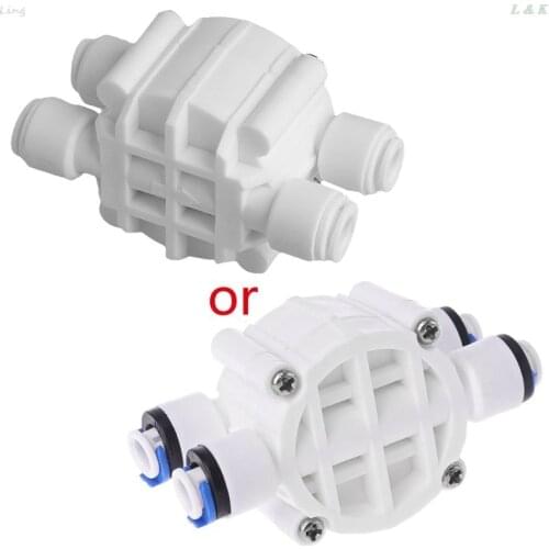 4 Way RO Auto Shut-Off Valve Switch 1/4" Water Purifier Reverse Osmosis System