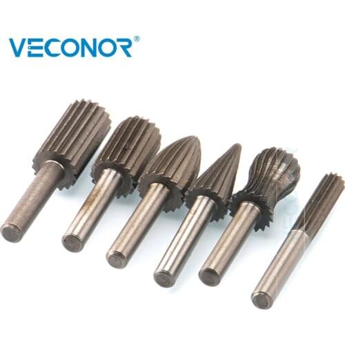 6pcs Rotary Power Accessories Mini Drill Bit Set Cutting Tools For Woodworking Engraver