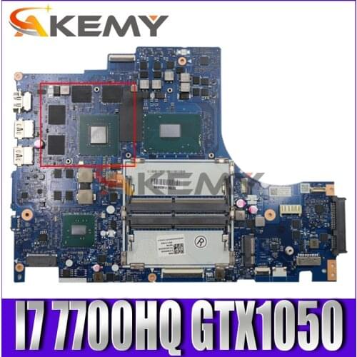 Akemy For Lenovo Y520 Y520-15IKBN Notebook Motherboard DY512 NM-B191 Motherboard CPU I7 7700HQ GPU GTX1050 100% Test