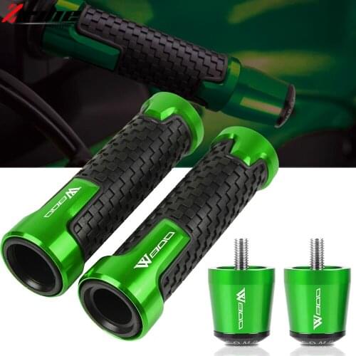 Motorcycle CNC Accessories 7/8" 22mm Handlebar Grip Handle Bar Cap End Plug For KAWASAKI W800SE W800 SE 2012 2013 2014 2015 2016