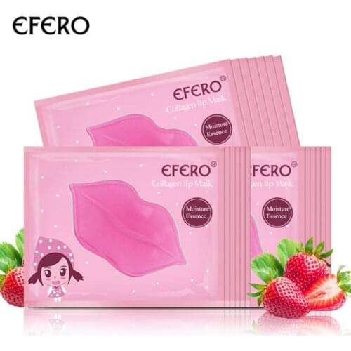 Hot Sale 1PC Lip Plumper Crystal Collagen Lip Mask Pads Anti Ageing Moisture Essence Gel Patch Lip Masks Lips Care Enhancer Pads
