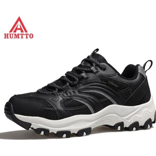 HUMTTO 2020 Brand Sneakers Women Winter New Fashion Leather Casual Woman Shoes Luxury Designer Lace-up Breathable Flats Female