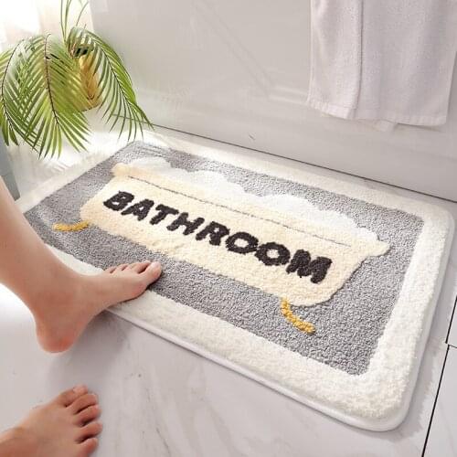 Entrance Doormats Hallway Doorway Carpet Living Bathroom Anti-slip Floor Mats Kitchen Rugs Tapete Soft Skin-Friendly and Healthy