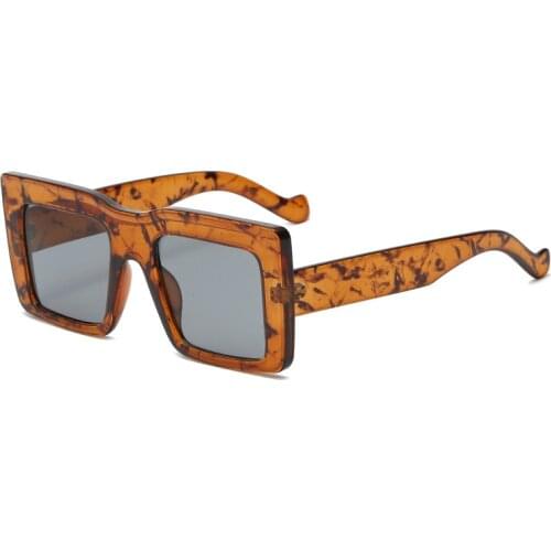 Square Women Sunglasses Men Oversized Brand Sun Glasses Big Frame Vintage Luxury Fashion Eyewear Shades UV400 Female Oculos