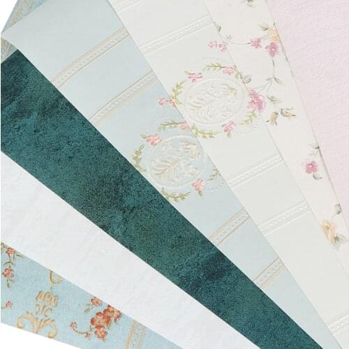 Dollhouse DIY Sticker Children Gift Toy 1:12 Dollhouse Mini Furniture Miniature Rement Doll Accessories Colorful Wallpaper