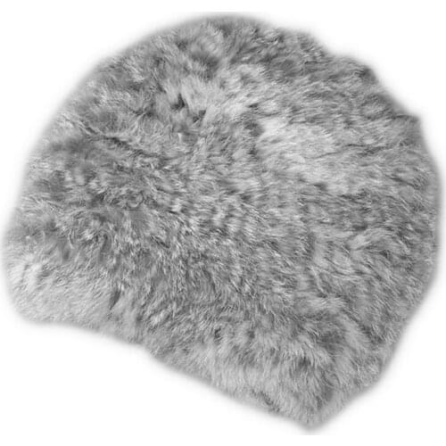 2021 New Vintage Rabbit Plush Fleece Hat Plush Hat Soft Warm Gifts for Female Women