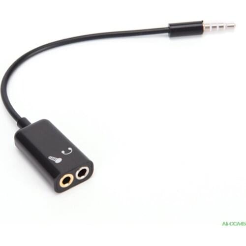3.5 Mm To Dual 3.5mm Cable Male To Female Audio Cables Splitter Adapter Two Lovers Plug Stereo Earphone For Phone MP3 MP4