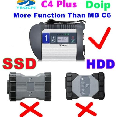 V2021.03 SD Connector MB C4 PLUS Star Diagnosis Support DOIP Original Softwar HDD SDD software MB C6 star for Cars and Trucks