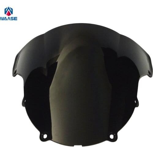 Waase Motorcycle Windscreen Windshield Shield Screen For Kawasaki Ninja ZX6R ZX636 ZX 6R 636 ZX-6R ZX-636 2003 2004