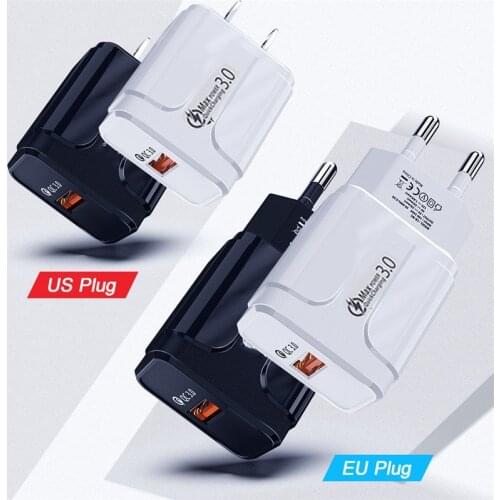 18W USB Charger Quick Charger 3.0 9V 2A for SONY XZ LG G6 HTC M8 U11 Nubia Z11 Blackview Oukitel Ulefone DOOGEE Fast Charging