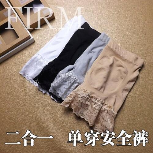 Women Safety Shorts Pants Seamless Nylon High Waist Panties Seamless Anti Emptied Boyshorts Pants Girls Slimming Underwear