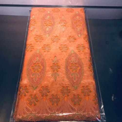 2021 New Design Bazin Riche Fabric High Quality Cotton Embroidery Fabrics African Guinea Brocade Fabric Basin Riche Brode 5yards