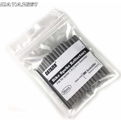 36 Pcs Bike Bicycle Wheel Spokes Reflective Sticker Tube Warning Safety Light DIY Cycling Reflector Reflective Tubes 5 x 80mm