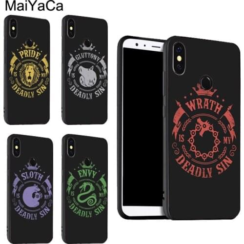 The Seven Deadly Sins For POCO X3 F2 Case For Redmi Note 9 Pro 8 7 8T 9S 9A 9C For Mi Note 10 Lite 9T A3 Coque