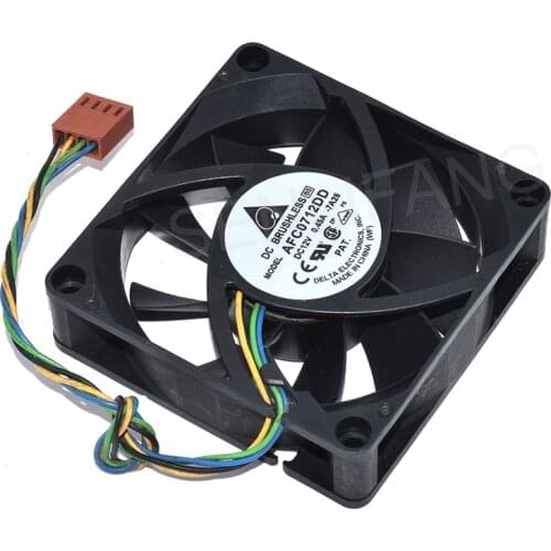 Brand New For Delta AFC0712DD Four Wires Cooling Fan