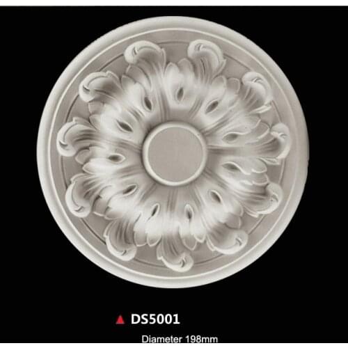 PU decorative ceiling rose pendant lamp base decor panel ceiling rosette ceiling medallion plate decoration