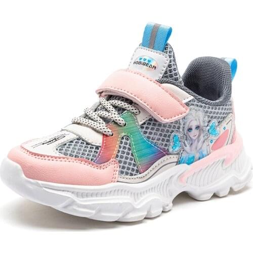 2021 Toddler New Fashion Childrens Sneakers Kids Sports Shoes For Girls Breathable Mesh Sneaker Girls tenis infantil Kids Shoes