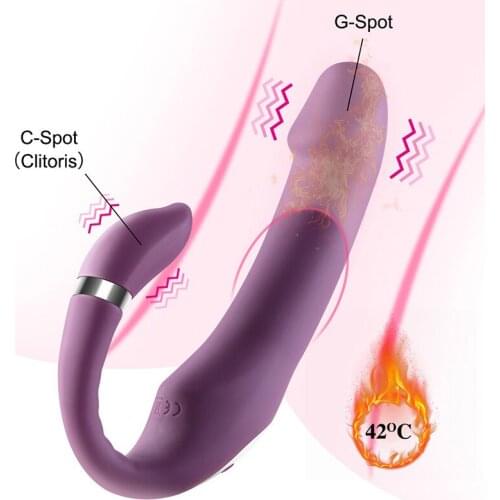 10 Speeds Erotic Toys Double Dildo Vibrator G Spot Clitoris Anal Dildo Vibrator Adult Sex Toys for Woman Masturbator 10 Mode