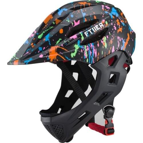 Ftiier 2019 Childrens Riding Helmets with LED Taillights Kids Cycling Skating Protection Safety Helmet Boys Sport Wear Helmet