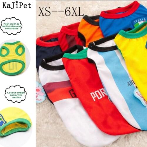 T Shirt Dog Clothes For Small Large Dogs Summer Uniform Vest Clothing For Dogs Chihuahua Spring Summer Cheap Pet Clothes For Dog