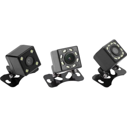 Car Rear View Camera Universal 4 8 12 LED Night Vision Parking Reversing Backup Camera IP66 Waterproof 170 Wide Angle Lens