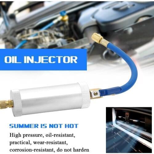 KKMOON Dye Injector Air Conditioning Car Oil Injection R12 R134A R22 Dye Injection 2 Ounce Pure Liquid Coolant Filler Tube