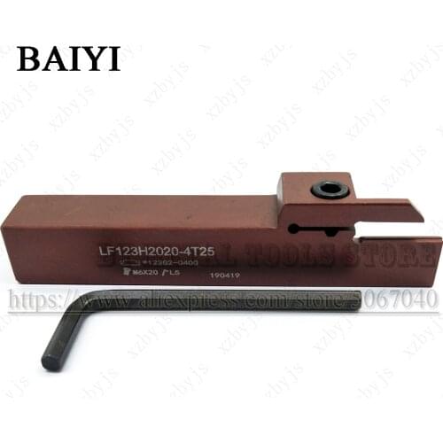 LF123H2020-4T25 grooving turning tools holder cutting arbor LF123H2020 4T25 straight shank end face grooving arbor