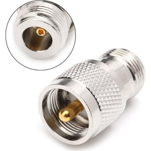 PL259 UHF Plug Male To N Female Jack Straight 50 Ohm RF Connector wholesale