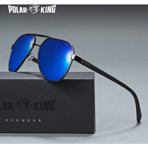 POLARKING Brand Fashion pilot Polarized Men Sunglasses Mens Metal Night Vision Driving Sun Glasses Travel Eyewear Oculos de sol