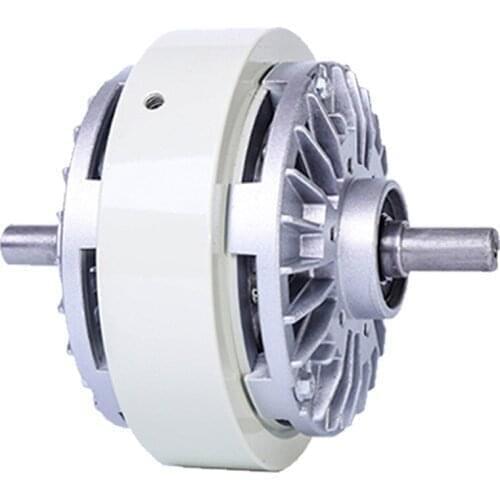 Extended shaft magnetic powder clutch 0.6~5KG Roll up FL6A-1 Biaxial tension inflatable shaft Magnetic powder brake