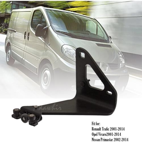 FOR Vauxhall Opel Vivaro sliding door roller guide & hinge / bottom 7700312012 4409245 77003-12012 82420-00QAB 91165708