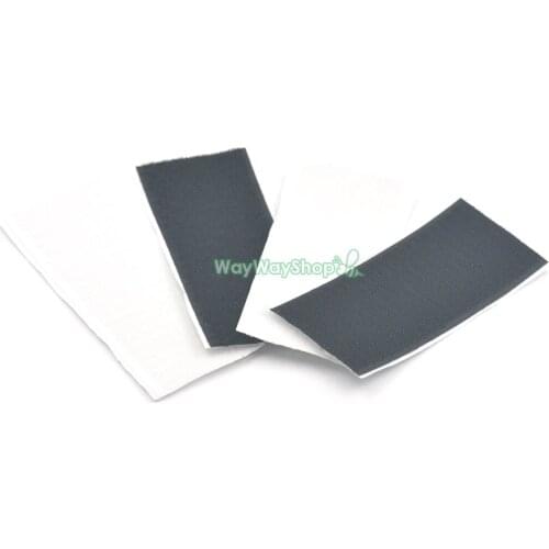 25 Sets Self Adhesive Pair Hook Loop Tape Coin Roll Hard Soft Side Stick 38mm x 80mm DIY