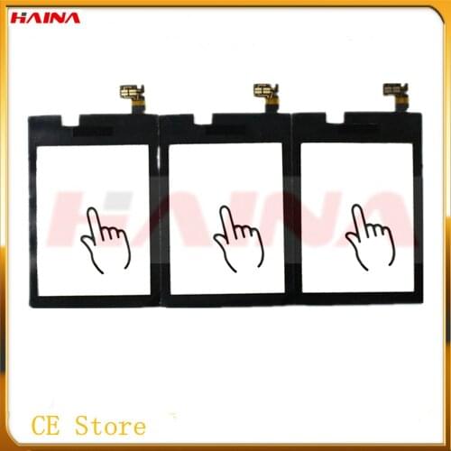 Asha 300 N300 touch screen digitizer sensor touchscreen For Nokia Asha300 n300 mobile phone touch panel front glass + Tape