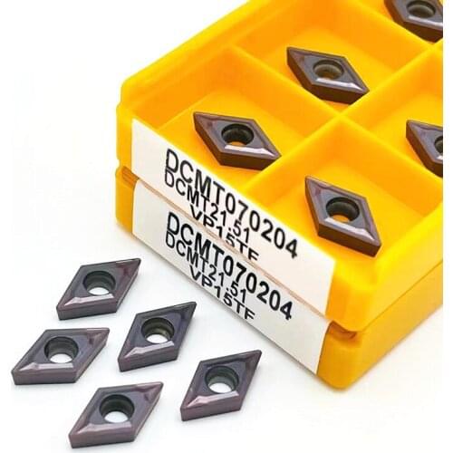 DCMT070204 VP15TF UE6020 US735 external turning tool metal turning tool CNC insert lathe tool Iscar carbide tool DCMT 070204