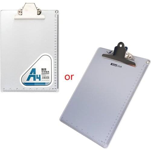 A4/A5 Aluminum Alloy Writing Clip Board Antislip File Hardboard Ruler Paper Holder Office School Supplies