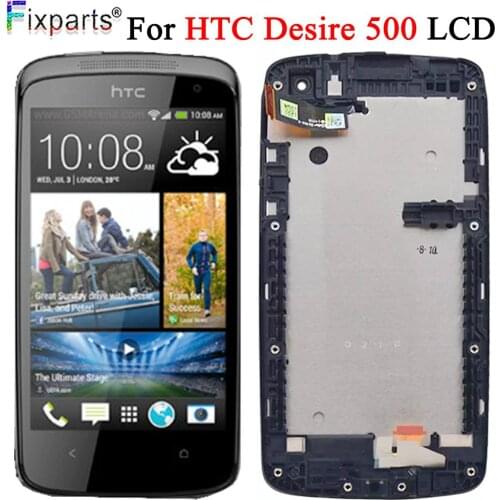 4.3" For HTC Desire 500 LCD Display Touch Screen Digitizer Assembly Replacement Repair Parts For HTC Desire 500 LCD