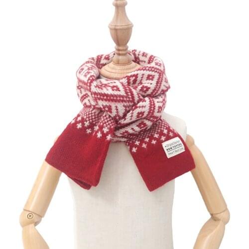 Winter childrens little scarf boy and girls neck wrap Winter childrens warm Wool scarf Autumn babys neck