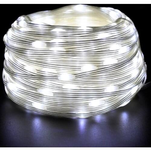 100M 1000LEDS String Lights With Remote Outdoor Waterproof Solar Powered Christmas Lights Multi-Color 8 Modes Xmas Tree Lights