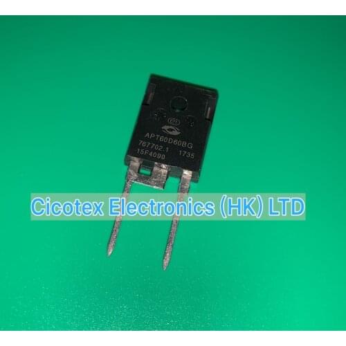 3pcs/lot APT60D60BG TO-247 APT60D60 BG DIODE GEN PURP 600V 60A TO247 ULTRAFAST SOFT RECOVERY RECTIFIER DIODE APT 60D60BG 60D60