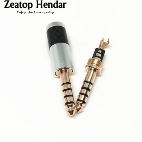5Pcs High Quality 4.4mm 5 Pole Male Headphone Pin Plug Audio Adapter For Sony PHA-2A TA-ZH1ES NW-WM1Z NW-WM1A AMP Player