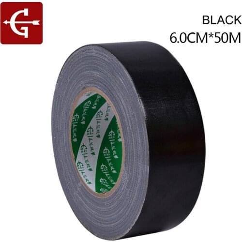 6.0cm*50M Color Cloth Base Tapes Duct Tape Width Silver Gray Color Carpet High Viscosity Adhesive Decoration Cloth Duct Tape