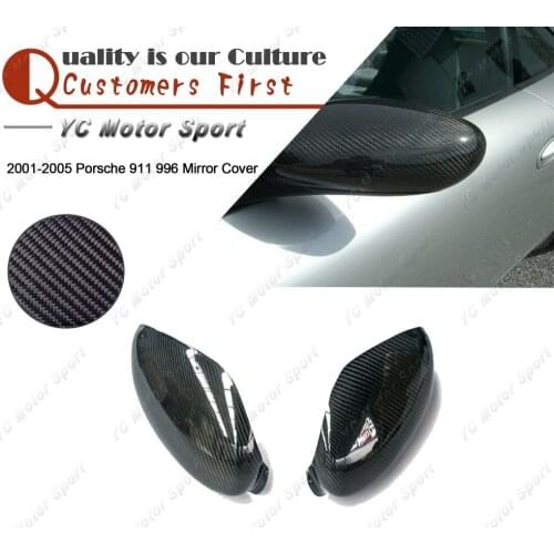 Car Accessories Carbon Fiber Side Mirror Cover Fit For 2001-2005 911 996 Mirror Cover Car-stying