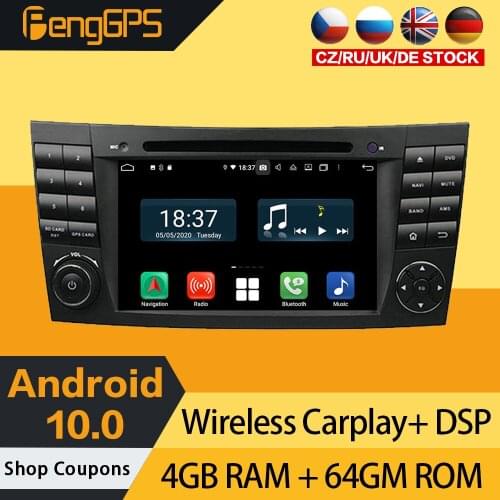Car CD DVD Player For Mercedes Benz W211 W219 W463 Android Stereo Touchscreen Multimedia GPS Navigation Radio DSP Carplay PX6