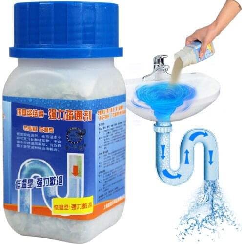268 g Biological Enzyme Strong Pipe Dredge Agent Dredging Agent Kitchen Sink Sewer Toilet cleaning Blockage Dredge Agent waste c