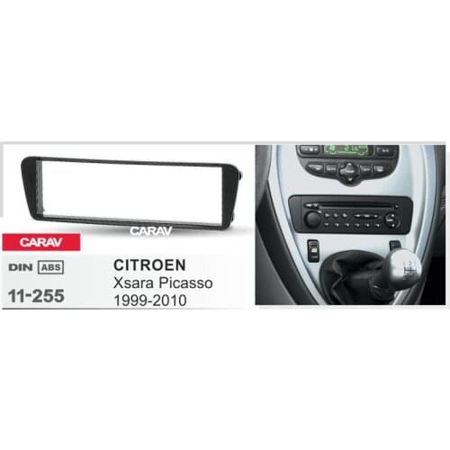 CARAV 11-255 Top Quality Radio Fascia for CITROEN Xsara Picasso 1999-2010 Stereo Fascia Dash CD Trim Installation Kit